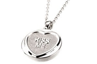 Silver Love Heart “KISS ME” Pendant