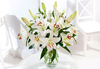 Simply White Lilies Bouquet