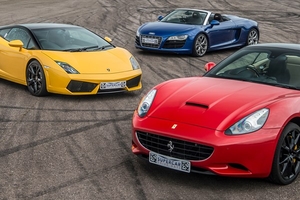 Triple Supercar Driving Blast with Free High Speed Passenger Ride