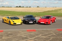 Triple Supercar Driving Blast with High Speed Passenger Ride in Surrey