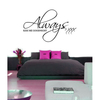 Always Kiss Me Goodnight Wall Sticker - Large
