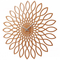 Karlsson Wood Sunflower Clock