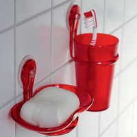 Koziol Loop Soap Dish and Tumbler