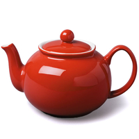 Large Red Teapot