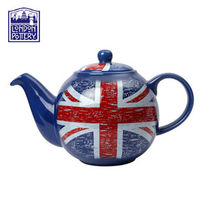 London Pottery Union Jack Globe Teapot - 4 cup