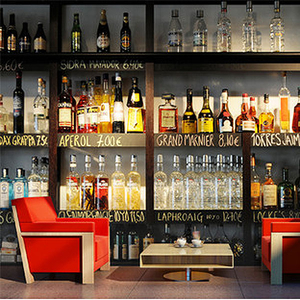 Loving Drinks Bar Wallpaper Mural