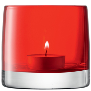 LSA Light Colour Tealight Holder - Red
