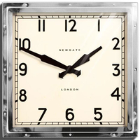 Newgate Quad Clock - Chrome