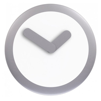 Nextime Focus Clock - Silver