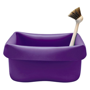 Purple Rubber Washing Up Bowl