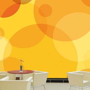 Retro Circles Wallpaper Mural