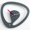 Seven Wall Clock - Grey