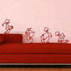 Stick Skaters Wall Sticker Set