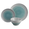 Atkinson Blue Swirl 12 Piece Dinner Set