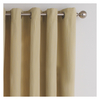 Chambray Pair Of Lined Yellow Curtains 170 X 170Cm