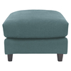 Chester Teal Blue Fabric Footstool
