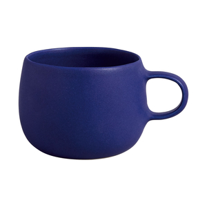 Courbe Blue Semi-Matt Cobalt Blue Glazed Stoneware Mug