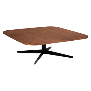 Dakota Figured Walnut Veneer Coffee Table