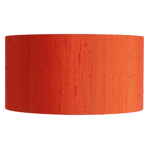 Drum Silk Orange Silk Lampshade Dia. 35Cm