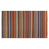 Edith Multi-Coloured Striped Woven Cotton Rug 140 X 200Cm
