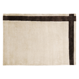 Epping Large Black Striped Viscose Rug 170 X 240Cm