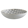Etcha Black pattern pasta bowl D22cm