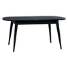 Etta 6-8 Seater Black Stained Oak Extending Dining Table