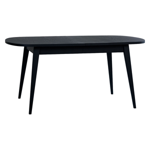 Etta 6-8 Seater Black Stained Oak Extending Dining Table