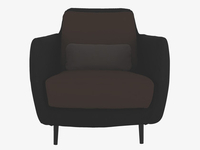 Fabric armchair