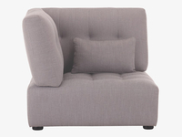 Fabric left-arm corner unit