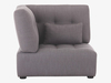 Fabric left-arm corner unit