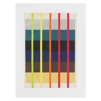 Fluoro Abstract 60 X 80Cm Print By Vintage By Hemingway