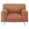 Flyn Tan Luxury Leather Armchair