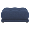 Forde Blue Acor Fabric Large Footstool