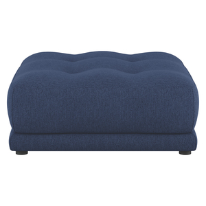 Forde Blue Acor Fabric Large Footstool