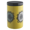Freda Saffron Yellow Floral Storage Jar H16Cm