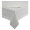 Habitat Albany White 100% Linen Rectangular Tablecloth