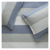 Habitat Boston Blue And Grey Stripe Kingsize Duvet Cover