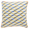 Habitat Brickie Multi-coloured Embroidered Cushion 45x45cm