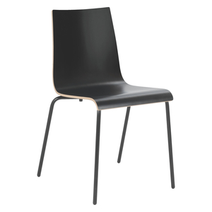 Habitat Callum Black Stackable Dining Chair