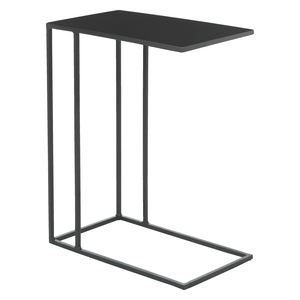 Habitat Calvo Matt Black Metal Laptop Table