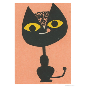 Habitat Cat 40 x 50cm Print by Matchbox Labels