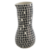 Habitat Chuck Black And White Ceramic Vase