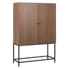 Habitat Clerkenwell Walnut 2 Door Cabinet