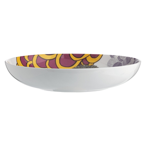 Habitat Concetta Patterned Bone China Pasta Bowl D22.5cm