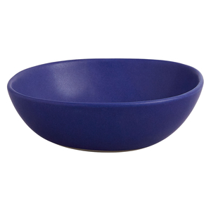 Habitat Courbe Blue Semi-matt Cobalt Blue Glazed Stoneware Cereal Bowl D17cm