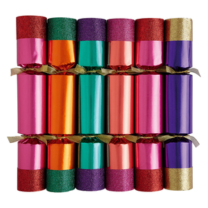 Habitat Cracker Set of 6 Multi-coloured Christmas Crackers