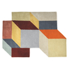 Habitat Cubo Large Multi-coloured Cubes Wool Rug 170 x 240cm