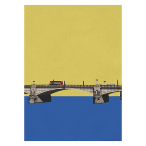 Habitat Lambeth Bridge 50 x 70 cm Print by Indie Prints