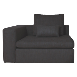 Habitat Sidney Charcoal Fabric Corner Unit